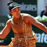 'Like the Eiffel Tower at night' - Osaka sparkles in French Open outfit