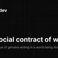 The social contract of writing