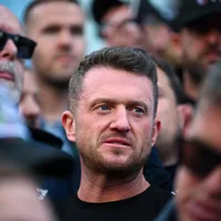 Tommy Robinson says Russia is not an enemy as he travels to Moscow