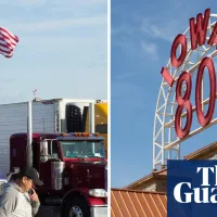 Pumped up: travelers at a unique truck stop in Iowa on ‘ridiculous’ gas prices